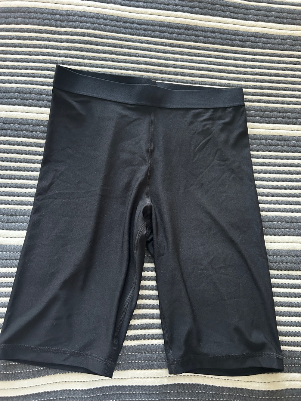 Athletic Works Black Women's Bike Shorts - Smooth Active Fit